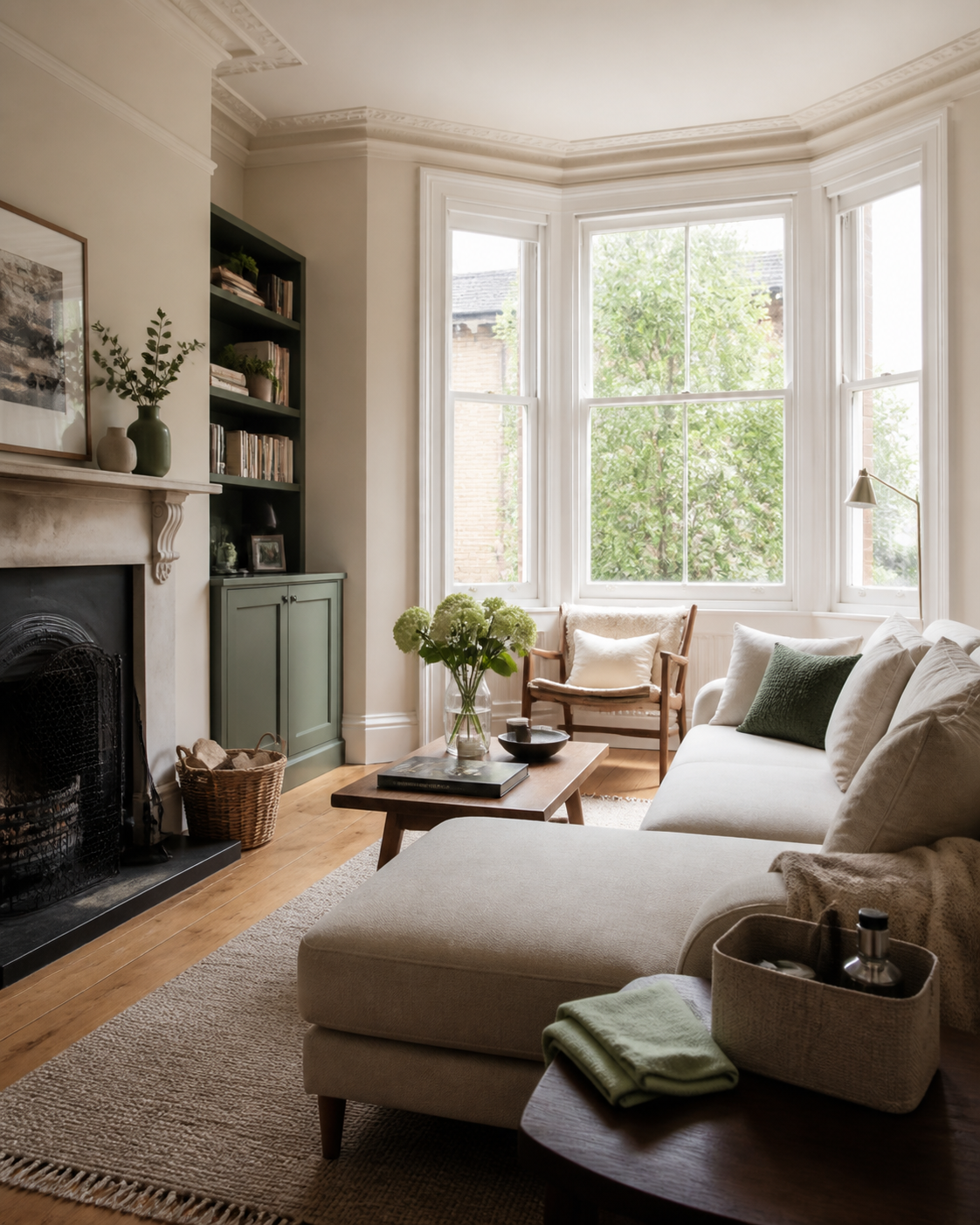 A carefully reset London sitting room